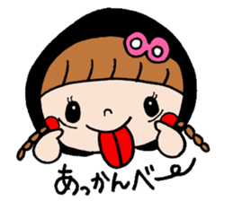 Ribbon girl !! sticker #6137845