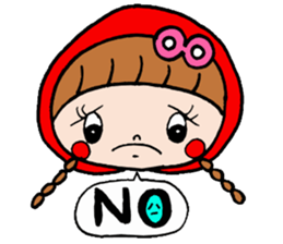 Ribbon girl !! sticker #6137846