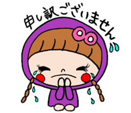 Ribbon girl !! sticker #6137847