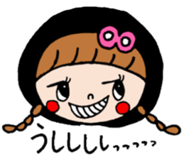 Ribbon girl !! sticker #6137848