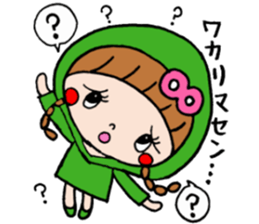 Ribbon girl !! sticker #6137851