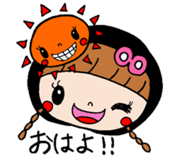 Ribbon girl !! sticker #6137852
