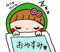 Ribbon girl !! sticker #6137853