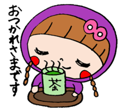 Ribbon girl !! sticker #6137854