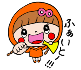 Ribbon girl !! sticker #6137857