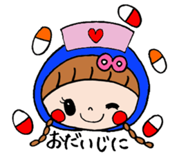 Ribbon girl !! sticker #6137858