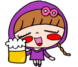 Ribbon girl !! sticker #6137863