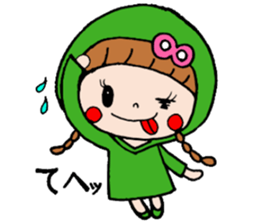 Ribbon girl !! sticker #6137864