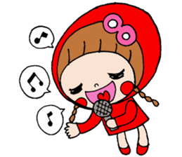 Ribbon girl !! sticker #6137866