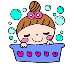 Ribbon girl !! sticker #6137867