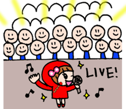 Ribbon girl !! sticker #6137869