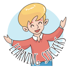 Learning Stickers French