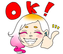 The girl from country. Amano:Izumoben sticker #6138312