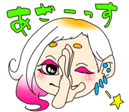 The girl from country. Amano:Izumoben sticker #6138314