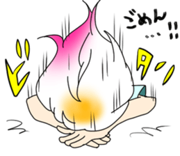 The girl from country. Amano:Izumoben sticker #6138320