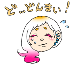 The girl from country. Amano:Izumoben sticker #6138329