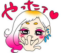 The girl from country. Amano:Izumoben sticker #6138332