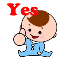 Child-rearing mum with monster baby sticker #6138912