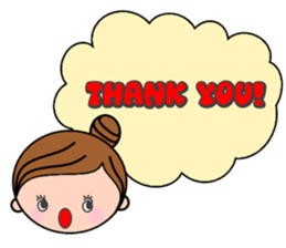 Child-rearing mum with monster baby sticker #6138924