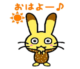 Castella Rabbit sticker #6139032