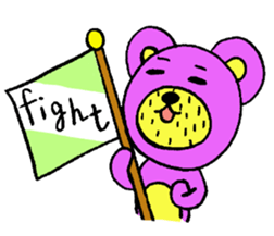 purplebear sticker #6139273