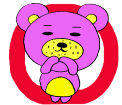 purplebear sticker #6139274