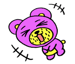 purplebear sticker #6139276
