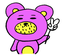 purplebear sticker #6139292