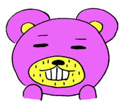 purplebear sticker #6139293
