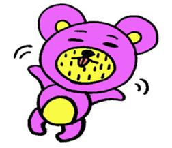 purplebear sticker #6139294