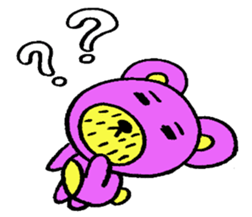 purplebear sticker #6139299