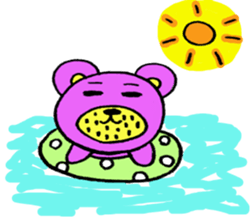 purplebear sticker #6139300