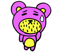 purplebear sticker #6139308