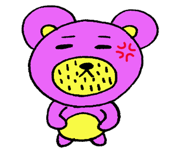 purplebear sticker #6139314