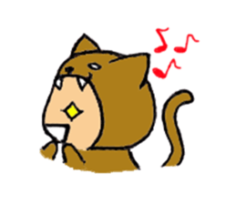 brown baby cat sticker #6139842
