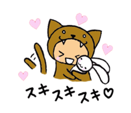 brown baby cat sticker #6139852