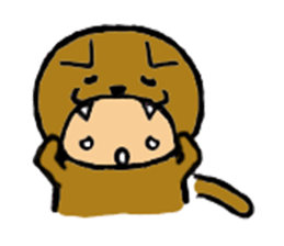 brown baby cat sticker #6139865