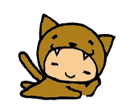 brown baby cat sticker #6139869