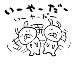 old rabbit sticker #6139876