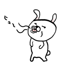 old rabbit sticker #6139901