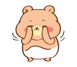 Cute baby bear Cha Cha sticker #6139915