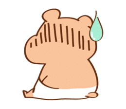 Cute baby bear Cha Cha sticker #6139917