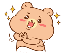Cute baby bear Cha Cha sticker #6139920