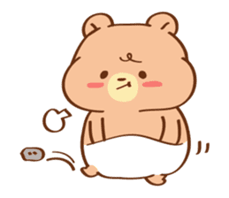 Cute baby bear Cha Cha sticker #6139921