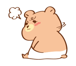 Cute baby bear Cha Cha sticker #6139922