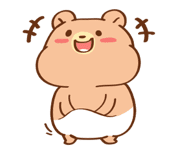 Cute baby bear Cha Cha sticker #6139926