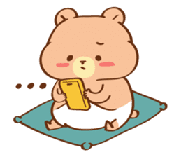 Cute baby bear Cha Cha sticker #6139931