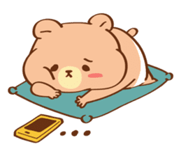 Cute baby bear Cha Cha sticker #6139932