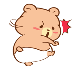 Cute baby bear Cha Cha sticker #6139934