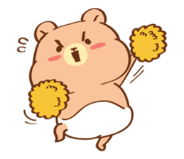 Cute baby bear Cha Cha sticker #6139939